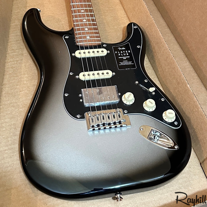 Fender Player Plus Stratocaster HSS Silverburst MIM Electric Guitar