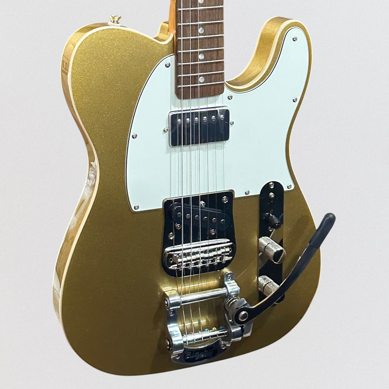 Fender Squier Classic Vibe '60s Custom Telecaster SH Electric Guitar - Aztec Gold