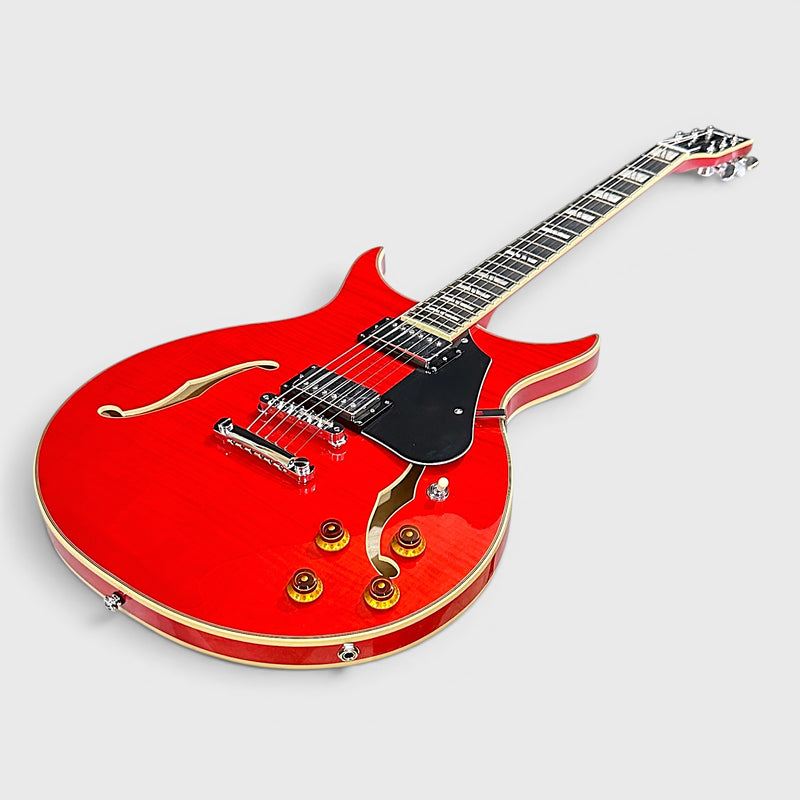 Washburn SH35TR-U Wing Series Red Semi Hollow Body Electric Guitar - Red