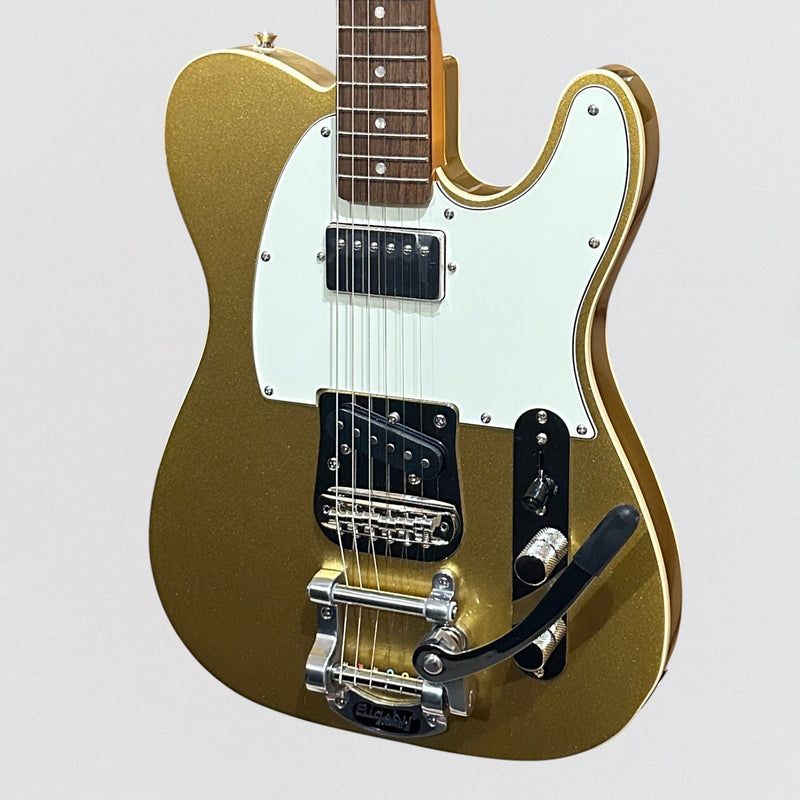Fender Squier Classic Vibe '60s Custom Telecaster SH Electric Guitar - Aztec Gold