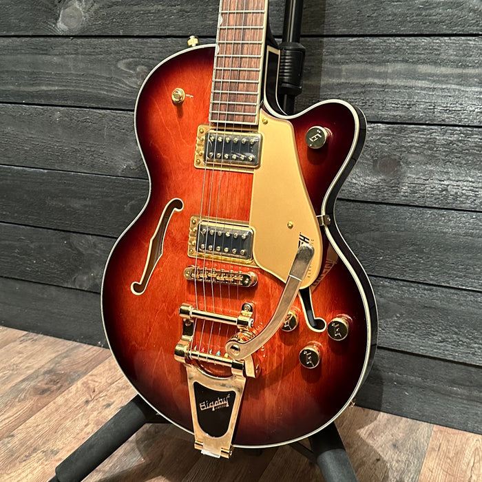 Gretsch G5655TG Electromatic Center Block Jr. Single-Cut with Bigsby Electric Guitar - Single Barrel Burst