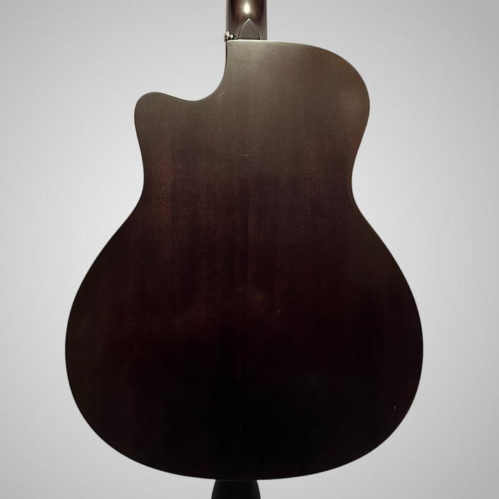 Schecter Deluxe Auditorium Acoustic Guitar - Satin See Thru Black