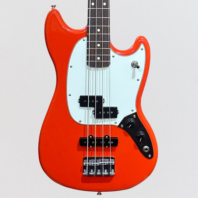 Fender Player II Mustang Bass PJ 4 String Electric Bass Guitar - Coral Red