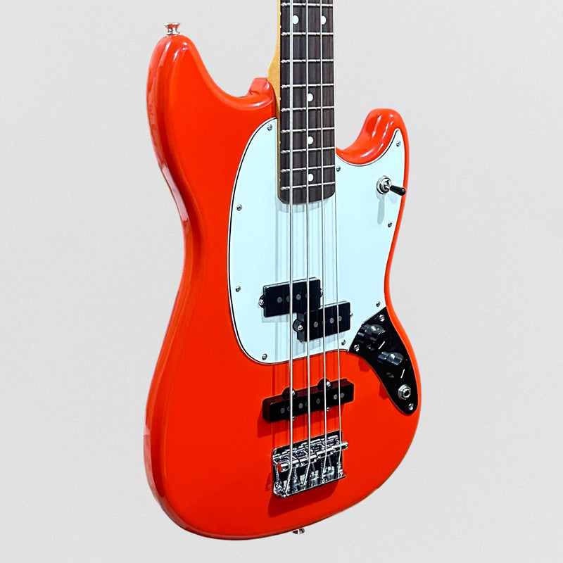 Fender Player II Mustang Bass PJ 4 String Electric Bass Guitar - Coral Red