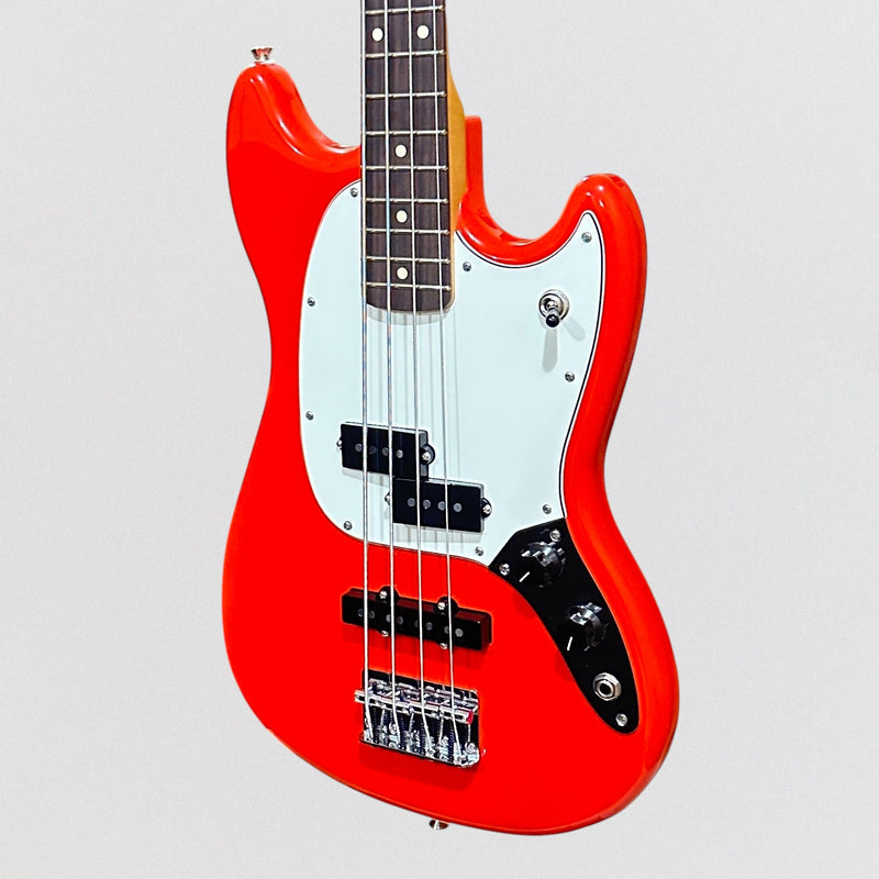 Fender Player II Mustang Bass PJ 4 String Electric Bass Guitar - Coral Red