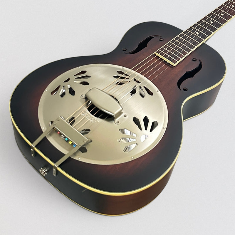 Gretsch G9241 Alligator Biscuit Round-Neck Resonator Acoustic Electric Guitar - Sunburst
