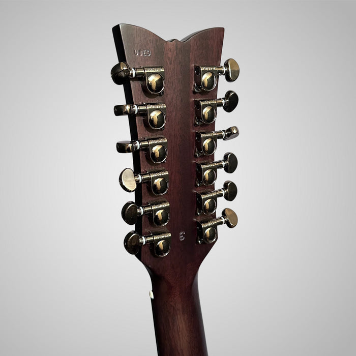 Schecter Orleans Studio 12 String Grand Auditorium Acoustic Guitar - Satin See Thru Black
