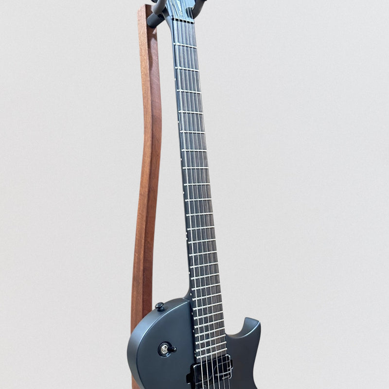 ESP LTD EC1000 Baritone Electric Guitar - Black Charcoal Metallic Satin