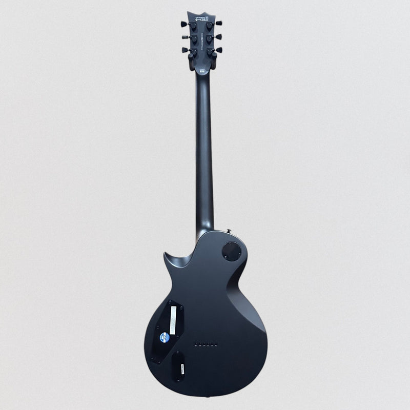 ESP LTD EC1000 Baritone Electric Guitar - Black Charcoal Metallic Satin