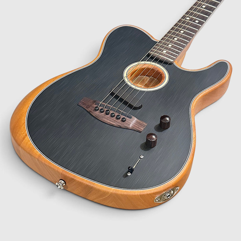 Fender Acoustasonic Player Telecaster Acoustic-Electric Guitar - Black