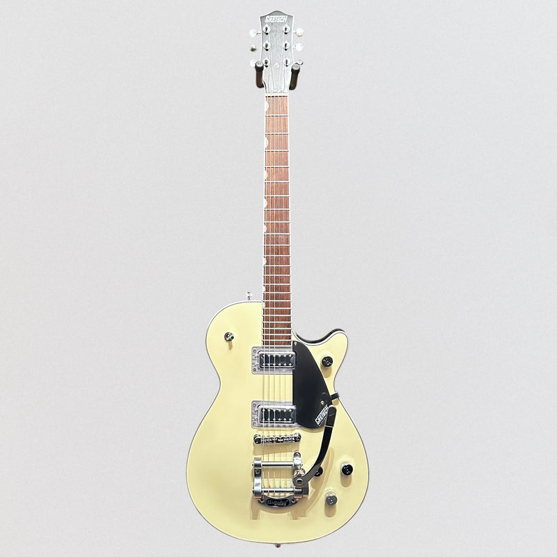Gretsch G5230T Electromatic Jet FT Single-Cut w/ Bigsby Electric Guitar - Two-Tone Vintage White/London Grey