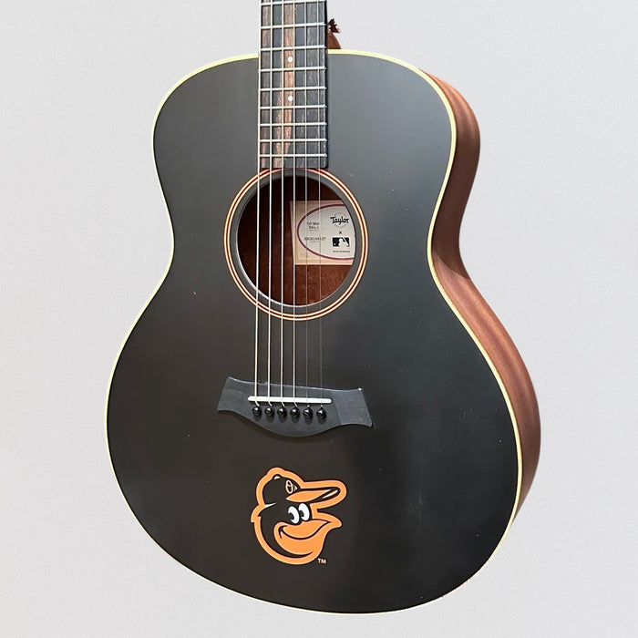 Taylor x MLB GS Mini Baltimore Orioles Acoustic Electric Guitar - Black