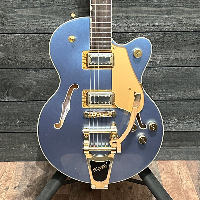 Gretsch G5655TG Electromatic Center Block Jr. Single-Cut with Bigsby Electric Guitar - Cerulean Smoke