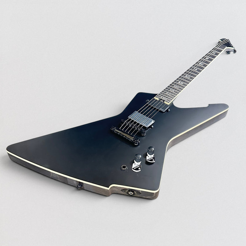 Schecter E-1 SLS Elite "Evil Twin" Electric Guitar - Satin Black