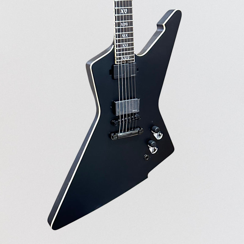 Schecter E-1 SLS Elite "Evil Twin" Electric Guitar - Satin Black