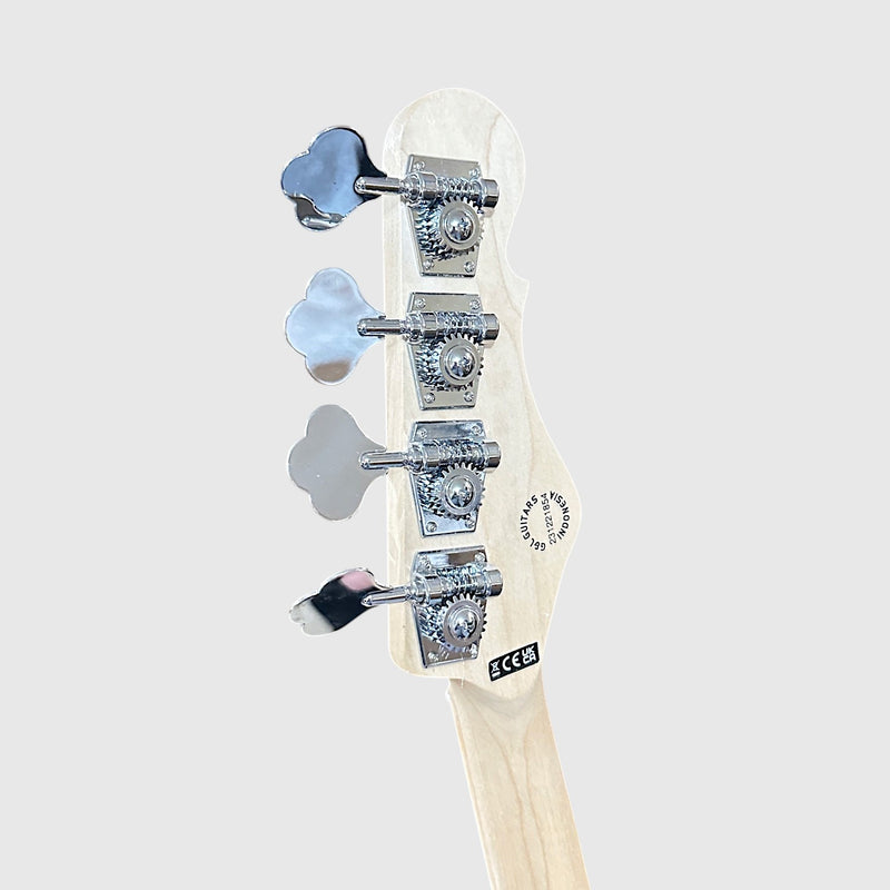 G&L Tribute Fallout Shortscale Left Handed 4 String Electric Bass Guitar - Candy Apple Red