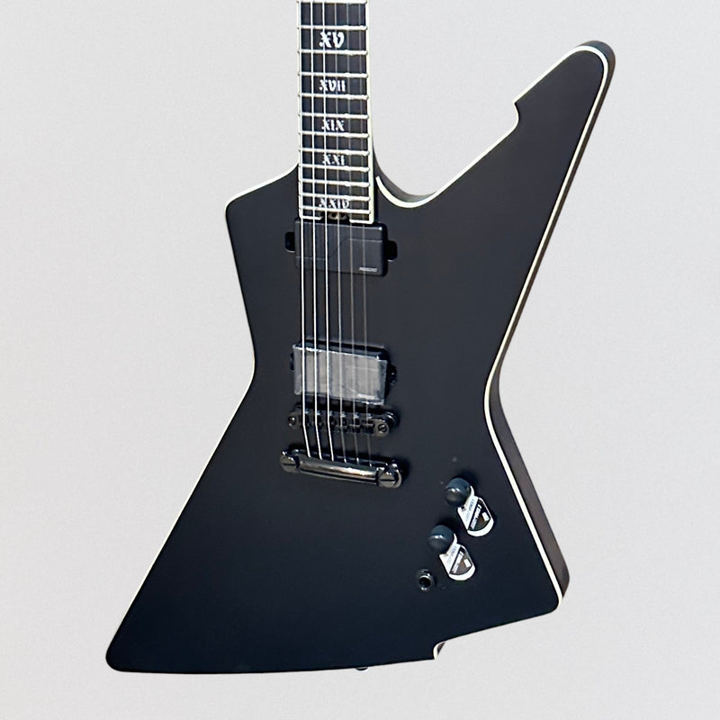 Schecter E-1 SLS Elite "Evil Twin" Electric Guitar - Satin Black