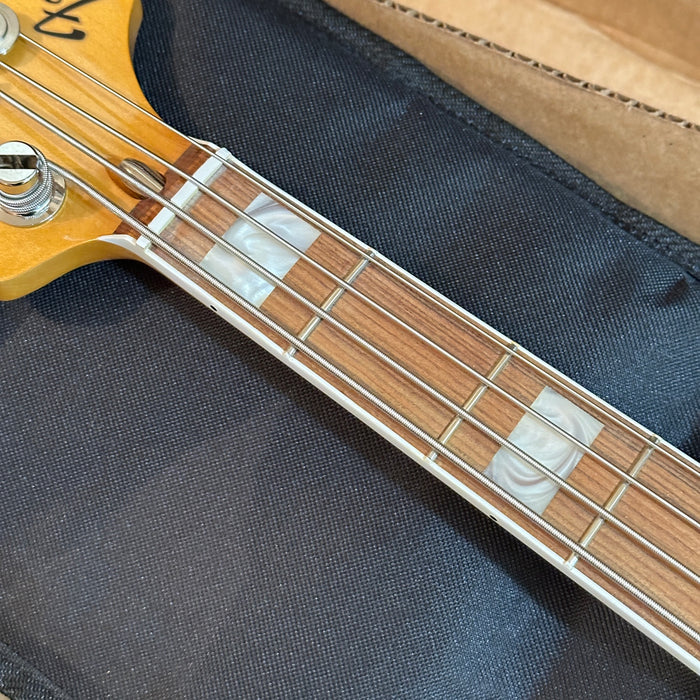 Fender Vintera '70s Jazz Bass MIM 4 String Silver Electric Bass Guitar