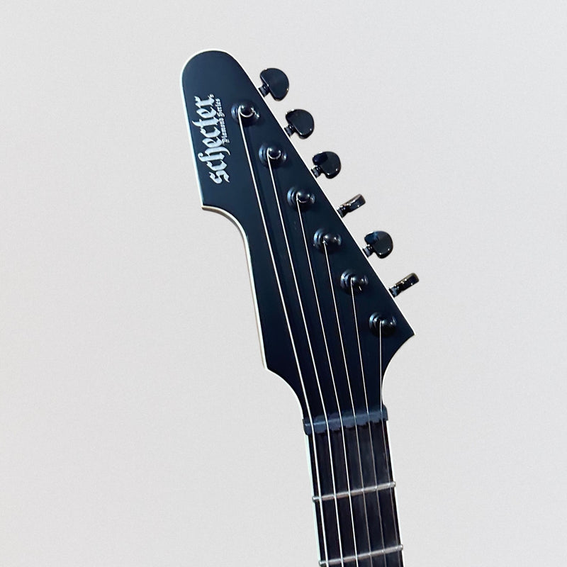 Schecter E-1 SLS Elite "Evil Twin" Electric Guitar - Satin Black