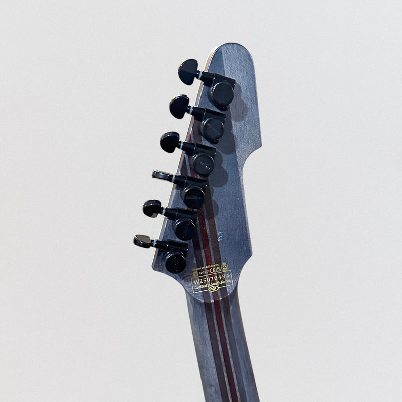 Schecter E-1 SLS Elite "Evil Twin" Electric Guitar - Satin Black
