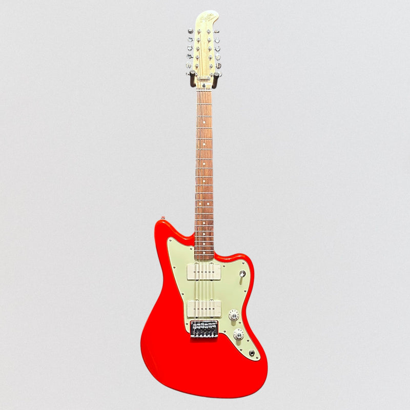 Fender Squier FSR Paranormal Jazzmaster X12 Electric Guitar - Fiesta Red