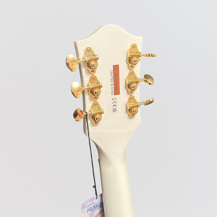 Gretsch G5422TG Electromatic Classic Hollowbody Double-Cut w/ Bigsby Electric Guitar - Snow Crest White