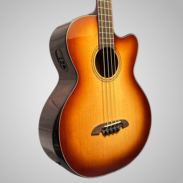Alvarez AEB70CE 4 String Acoustic Electric Bass Guitar - Shadow Burst