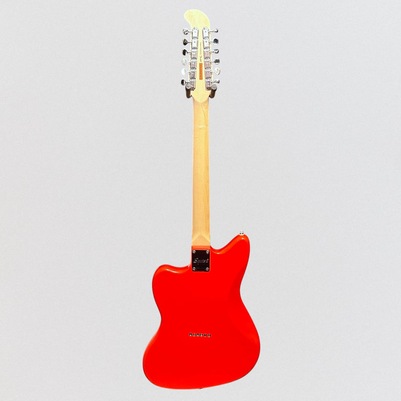 Fender Squier FSR Paranormal Jazzmaster X12 Electric Guitar - Fiesta Red