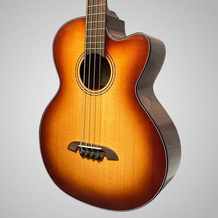 Alvarez AEB70CE 4 String Acoustic Electric Bass Guitar - Shadow Burst