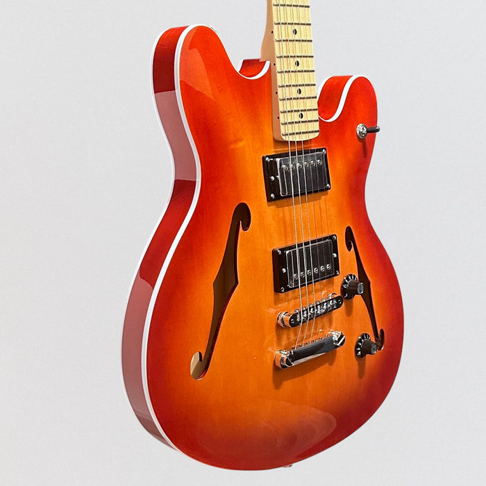 Fender Squier Affinity Series Starcaster Deluxe Semi Hollow body Electric Guitar - Sunburst