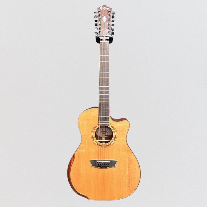 Washburn WCG15SCE12 12-String Acoustic-Electric Guitar - Natural