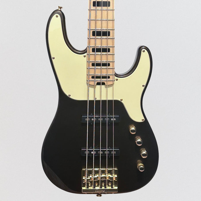 Jackson Adam Blackstone "Gladys" Pro Series Signature Concert 5 String Electric Bass Guitar - Black Stone