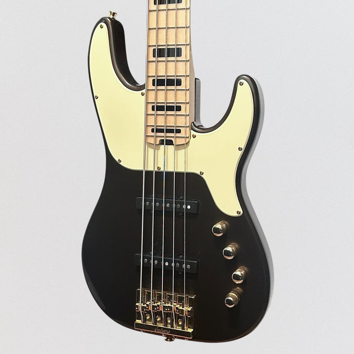 Jackson Adam Blackstone "Gladys" Pro Series Signature Concert 5 String Electric Bass Guitar - Black Stone