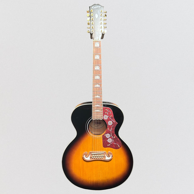 Epiphone J-200 12 String Acoustic-Electric Guitar - Vintage Sunburst