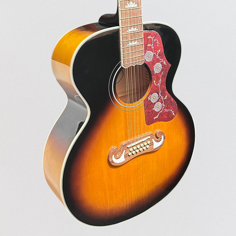 Epiphone J-200 12 String Acoustic-Electric Guitar - Vintage Sunburst