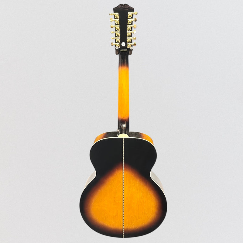 Epiphone J-200 12 String Acoustic-Electric Guitar - Vintage Sunburst