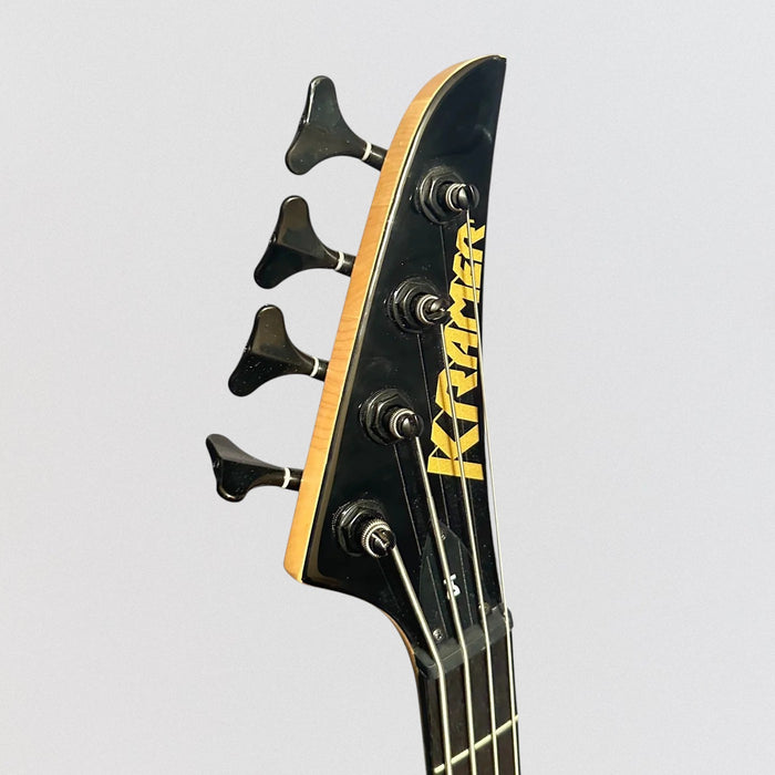 Kramer Disciple 4 String Electric Bass Guitar - Black Ebony