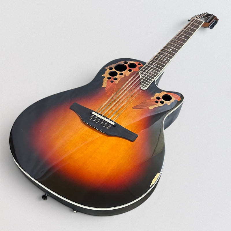 Ovation 2758AX-NEB-G Pro Series Standard Elite Deep Contour 12-String Acoustic Electric Guitar - New England Burst