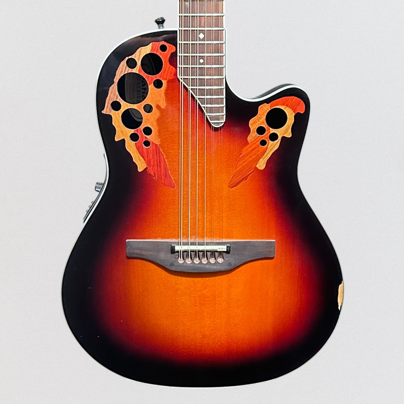 Ovation 2758AX-NEB-G Pro Series Standard Elite Deep Contour 12-String Acoustic Electric Guitar - New England Burst