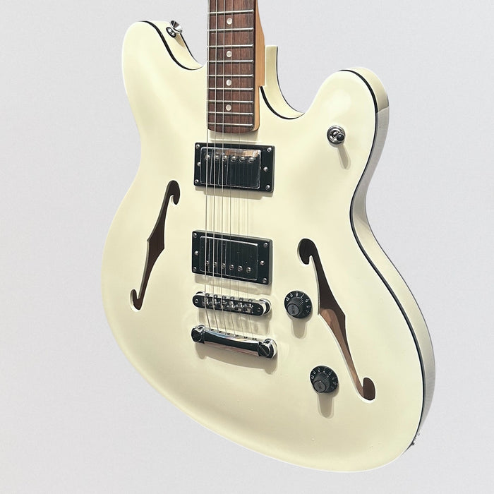 Fender Squier Affinity Series Starcaster Deluxe Semi Hollow body Electric Guitar - White