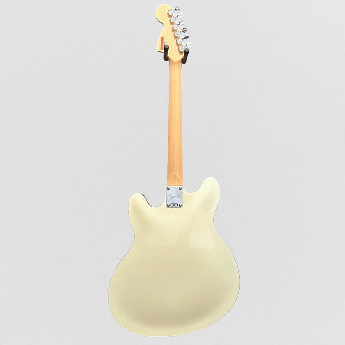 Fender Squier Affinity Series Starcaster Deluxe Semi Hollow body Electric Guitar - White