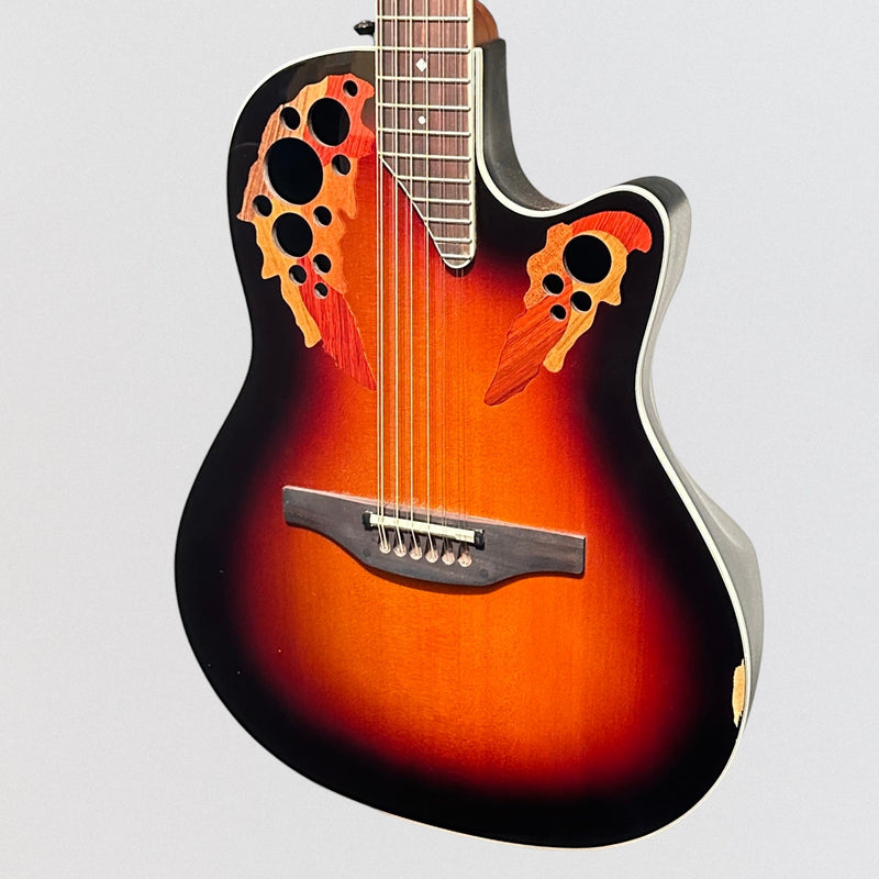 Ovation 2758AX-NEB-G Pro Series Standard Elite Deep Contour 12-String Acoustic Electric Guitar - New England Burst