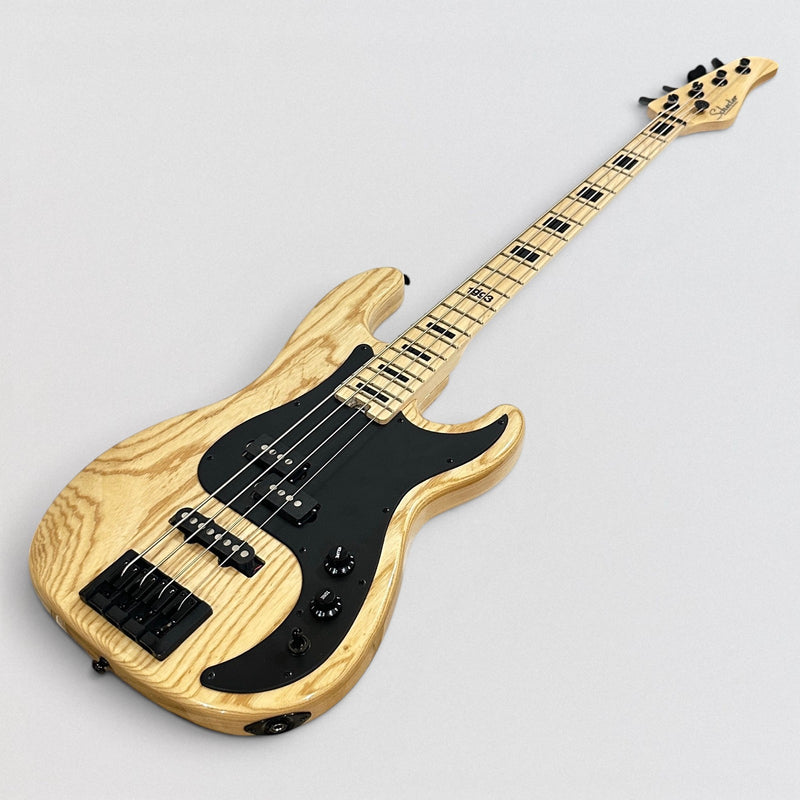 Schecter Justin Beck V Ani 4 String Electric Bass Guitar - Gloss Natural
