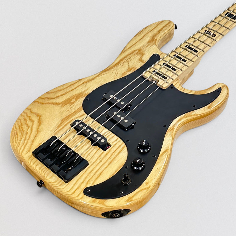Schecter Justin Beck V Ani 4 String Electric Bass Guitar - Gloss Natural