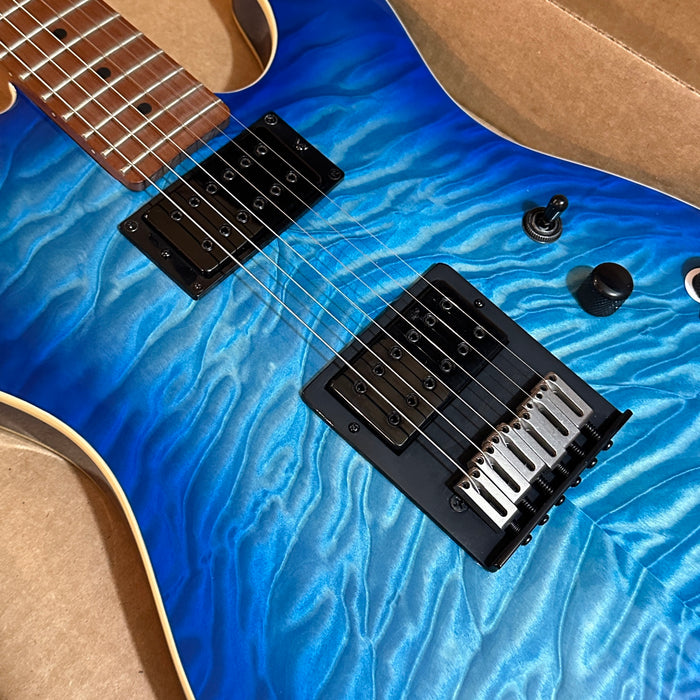 Schecter PT Pro Electric Guitar Transparent Blue Burst