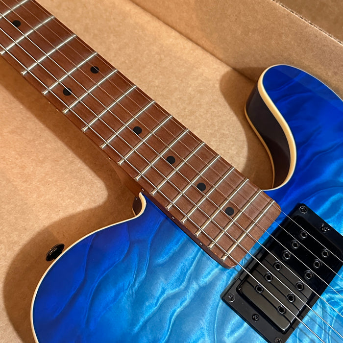 Schecter PT Pro Electric Guitar Transparent Blue Burst