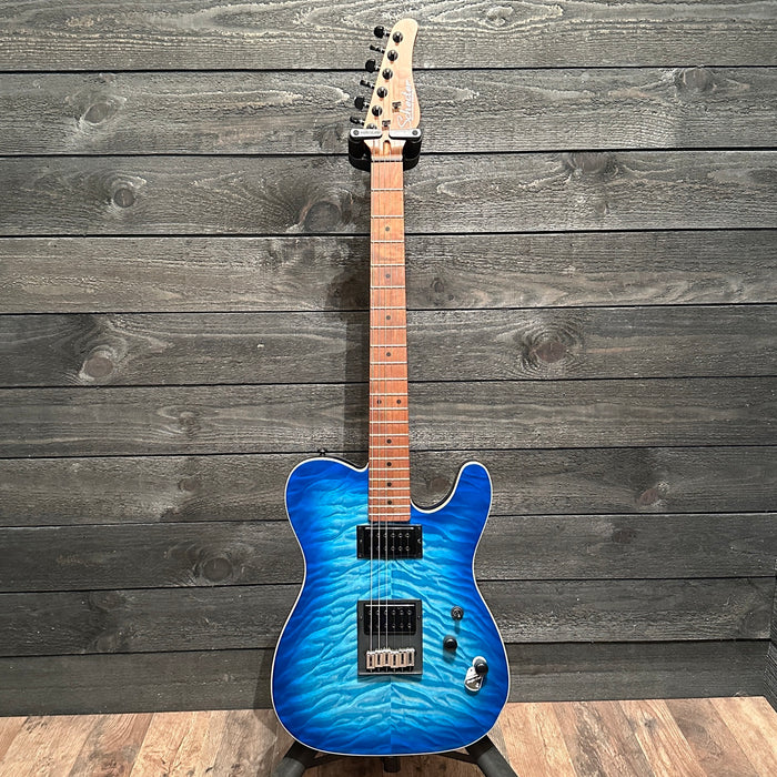 Schecter PT Pro Electric Guitar Transparent Blue Burst