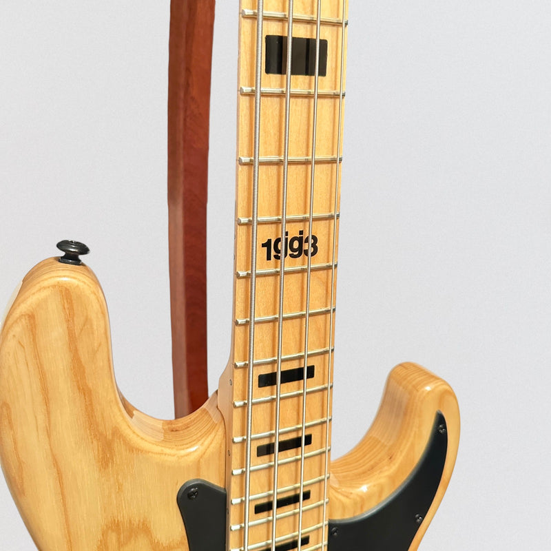 Schecter Justin Beck V Ani 4 String Electric Bass Guitar - Gloss Natural
