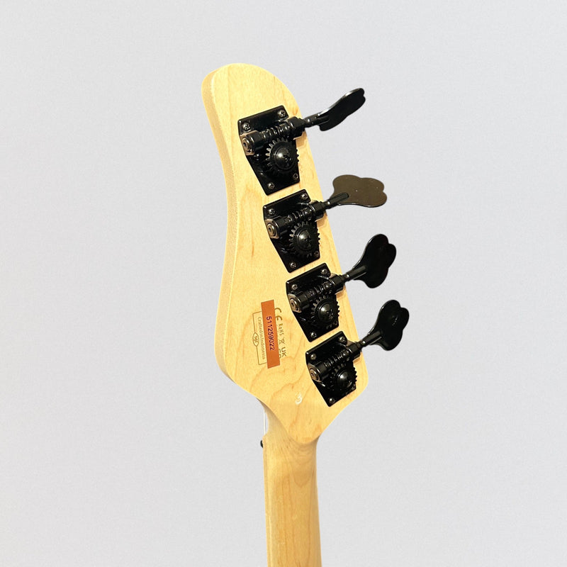 Schecter Justin Beck V Ani 4 String Electric Bass Guitar - Gloss Natural