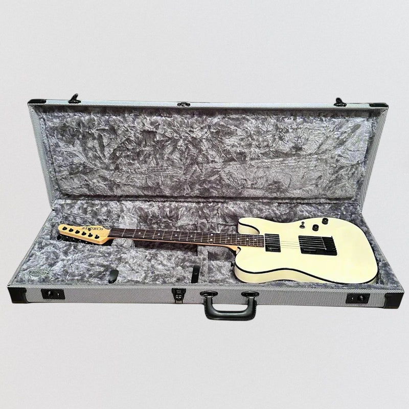 Schecter USA Custom Shop PT HH Electric Guitar - Vintage White